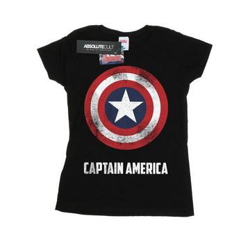 Captain America Shield Text TShirt