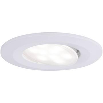 LED-Bad-Einbauleuchte 10er Set 65 W Weiß (matt)