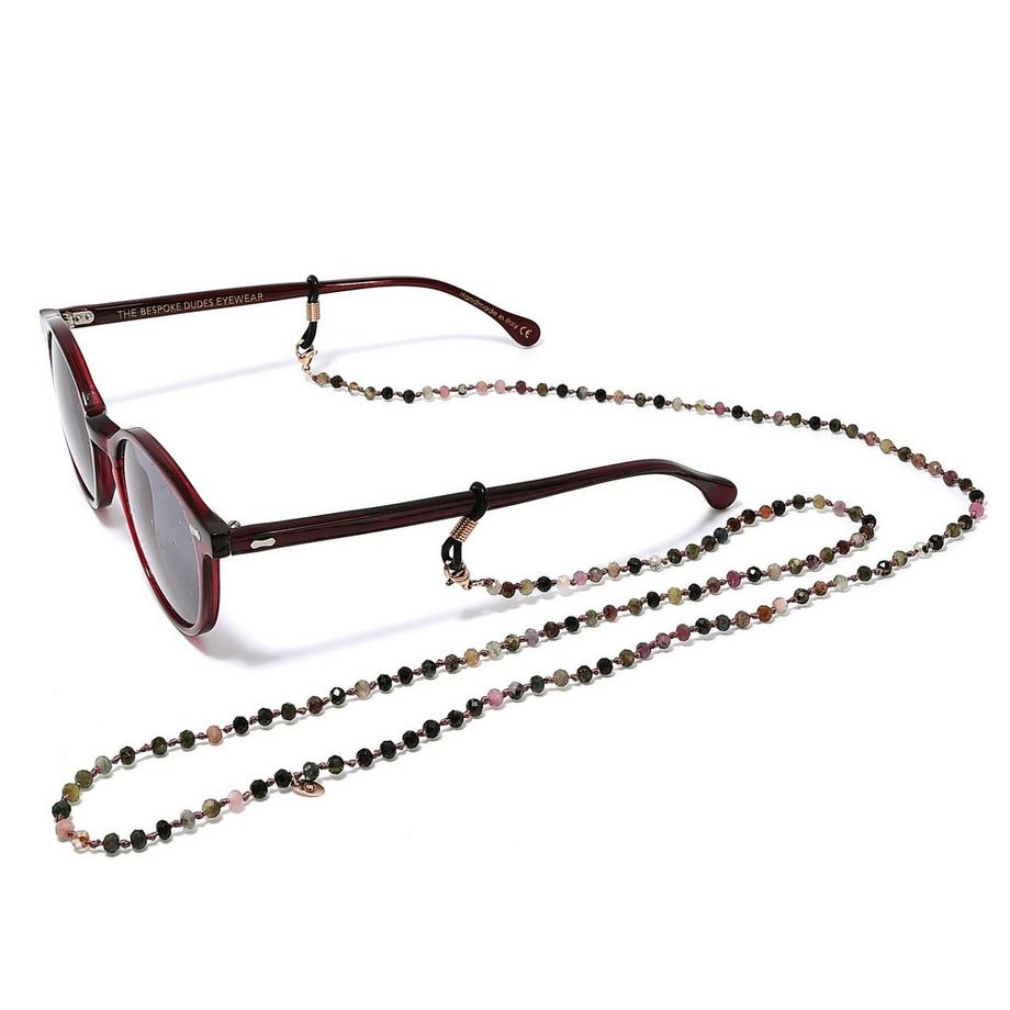 Balibay  Evelina  Brillenkette mit Turmalin Steinen 