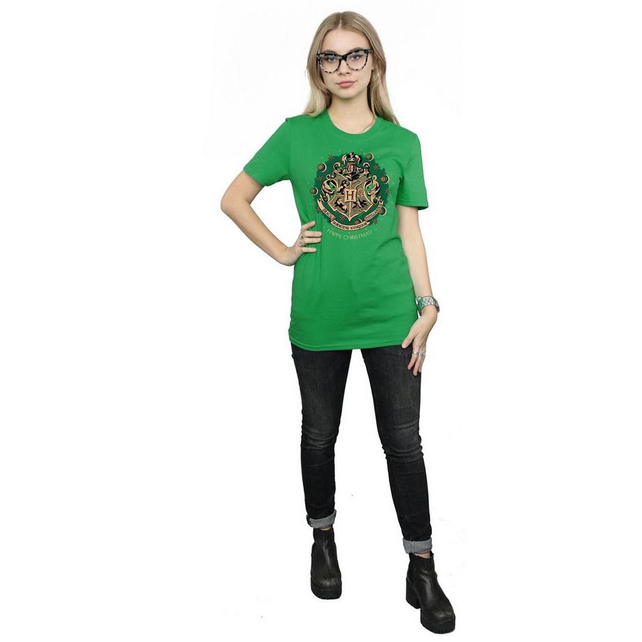 Harry Potter Hogwarts Happy Christmas T-Shirt  