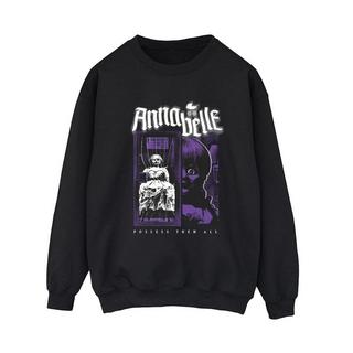 Annabelle Poster Print Rundhals Sweatshirt  