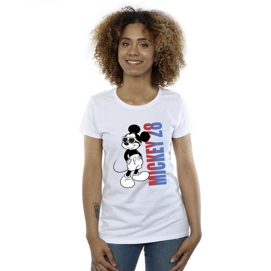 Disney Mickey 28 Stampa T-Shirt Maniche Corte  