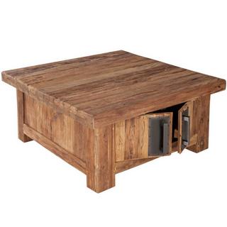 mutoni Couchtischtruhe Unique Wood natur 85x85  