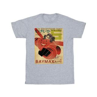 Disney Big Hero 6 Baymax San Fransokyo Times T-Shirt  