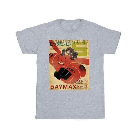Disney Big Hero 6 Baymax San Fransokyo Times T-Shirt  