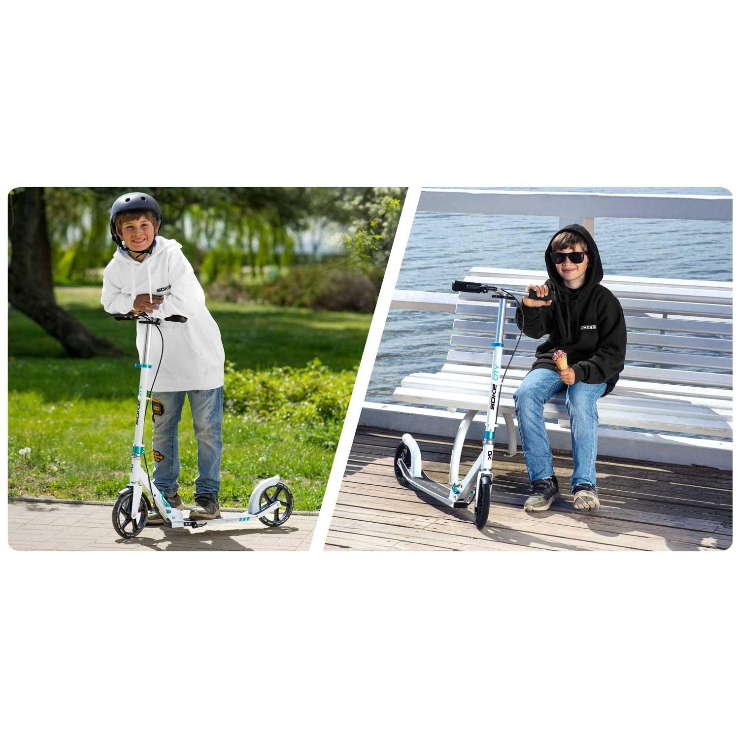 B2X  Weißer SOKE CITY roller 