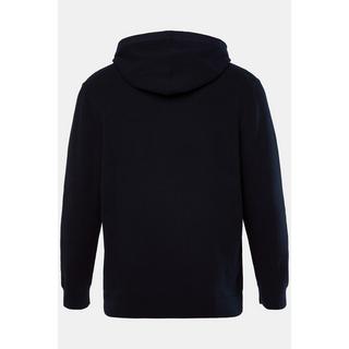 JP1880 Sweat-shirt en maille côtelée capuche avec fermeture zippée  
