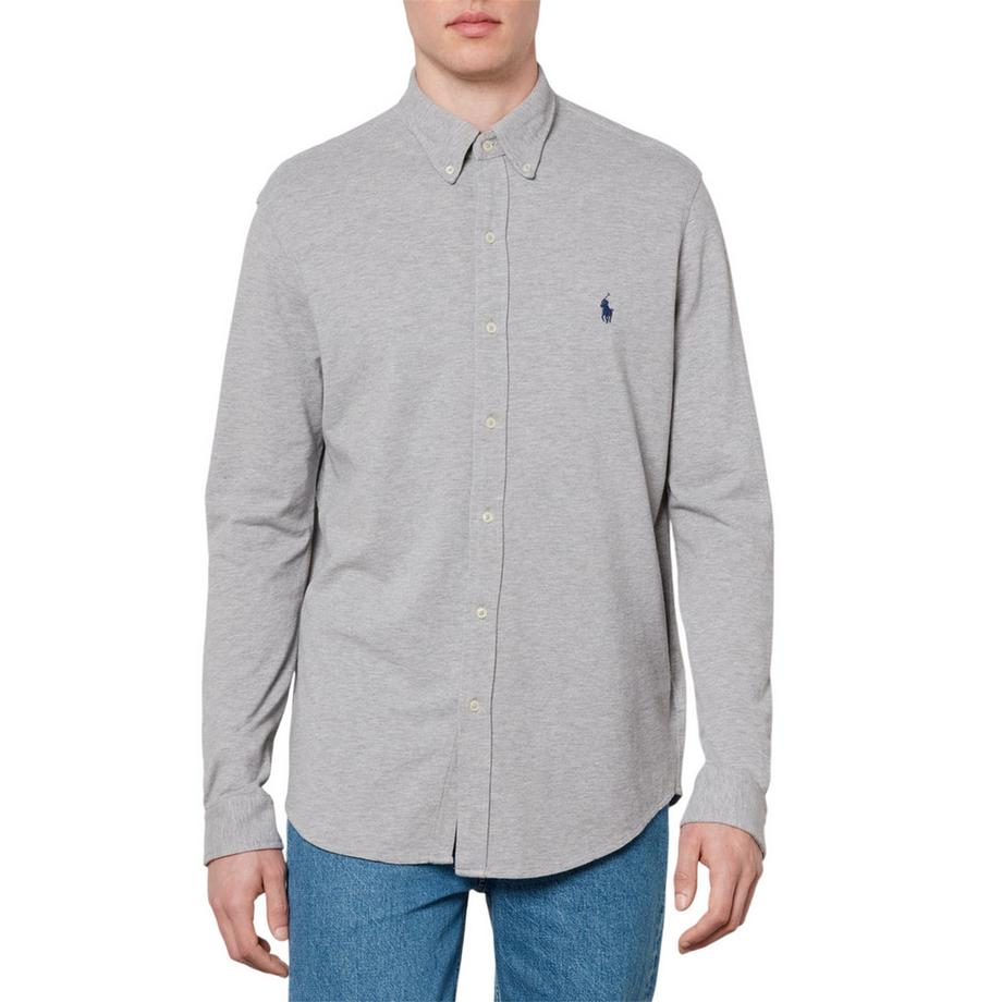 Camicia Logo Ricamato Oxford