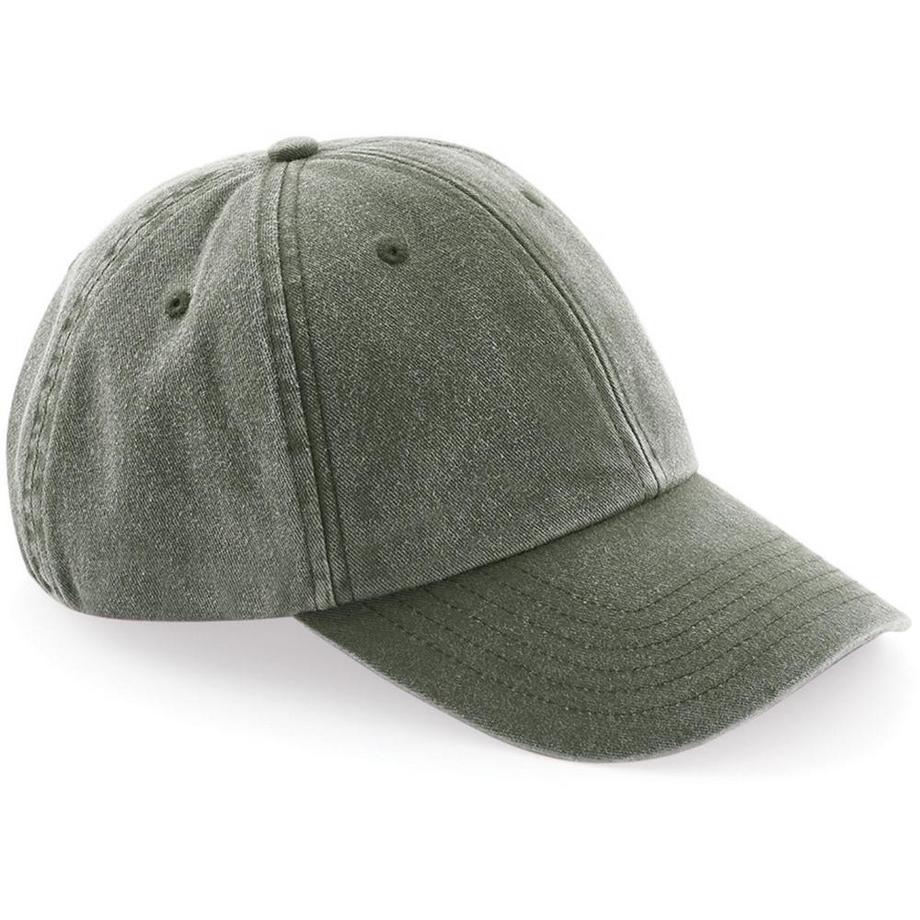 Casquette À Profil Bas, Aspect Denim Vintage