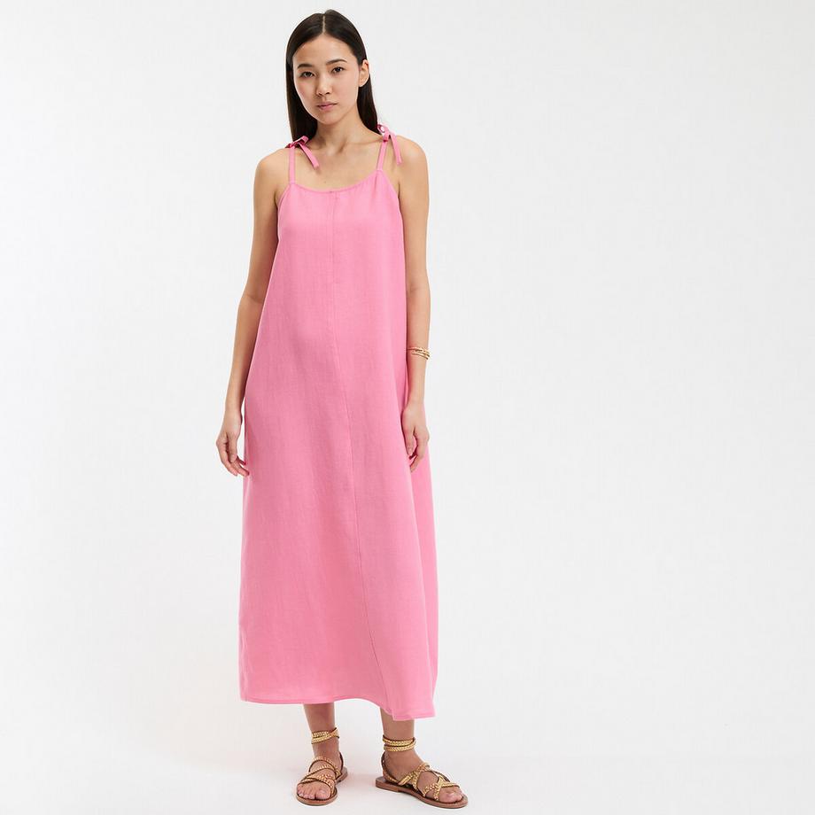 La Redoute Collections Abito lungo svasato in lino  