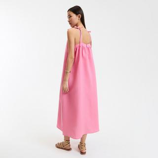 La Redoute Collections Langes ausgestelltes Leinenkleid  