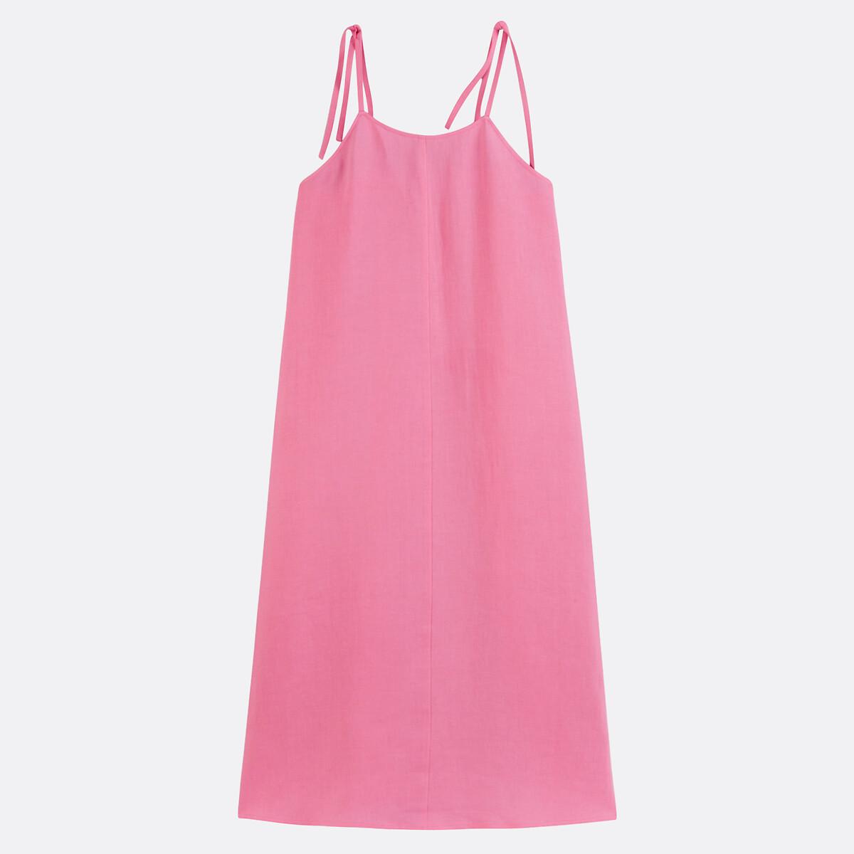 La Redoute Collections Langes ausgestelltes Leinenkleid  