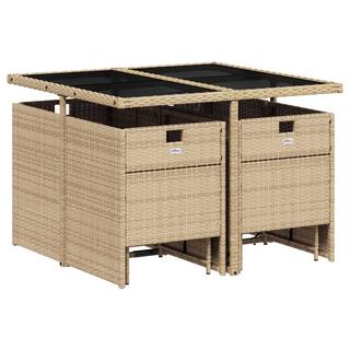 VidaXL Garten essgruppe poly-rattan  
