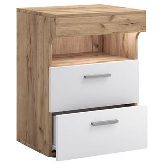 VCM Nachtschrank Beistelltisch Schublade Konsole Boxspring Nachttisch Slepal L  