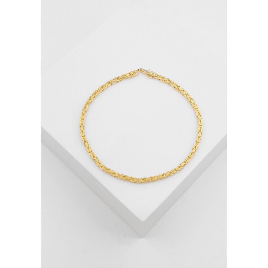 MUAU Schmuck  Bracelet Königskette Gelbgold 750, 2.3mm, 19cm 