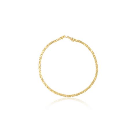 MUAU Schmuck  Bracelet Königskette Gelbgold 750, 2.3mm, 19cm 