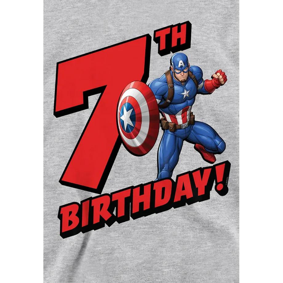 CAPTAIN AMERICA  Sweat À Capuche 7th Birthday 