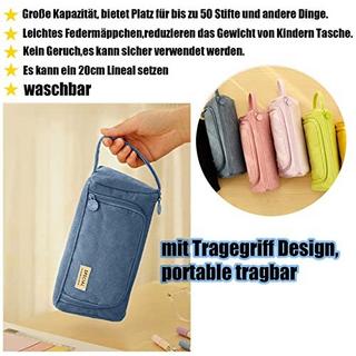 Only-bags.store Federmäppchen Federmäppchen Teenager Federmäppchen 3 Fächer Federmäppchen für Schule & Büro  