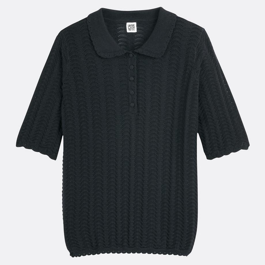 La Redoute Collections Pullover mit Polokragen  