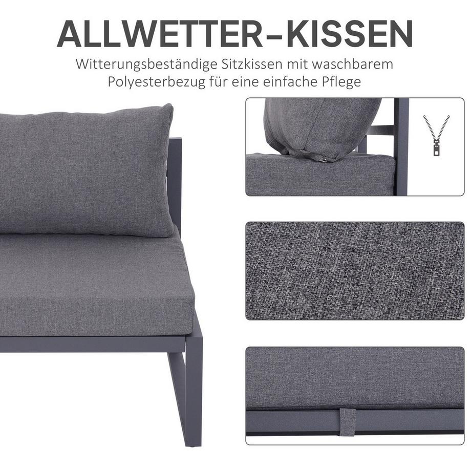 Outsunny Garten Sessel Set  