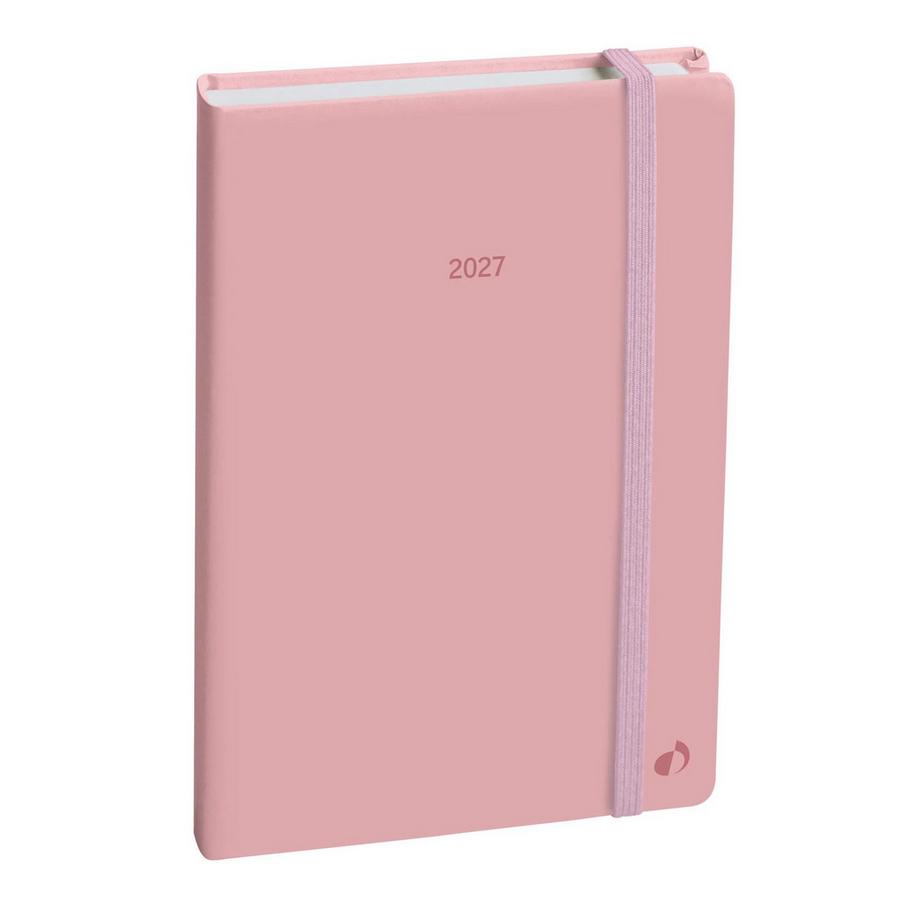 Quo Vadis - Agenda - 2027 - Affari Color - Settimana Planning - Multilingua - Pastel - Rosa chiaro - 13 mesi da dicembre a dicembre - 10x15 cm - Carta Clairefontaine Bianca - Prodotto in Francia
