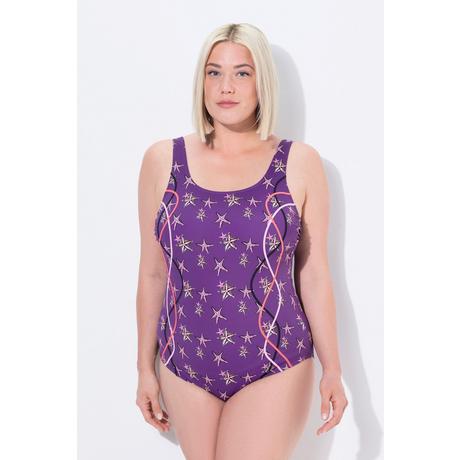 Ulla Popken Costume da bagno stelle marine bordura decorativa  