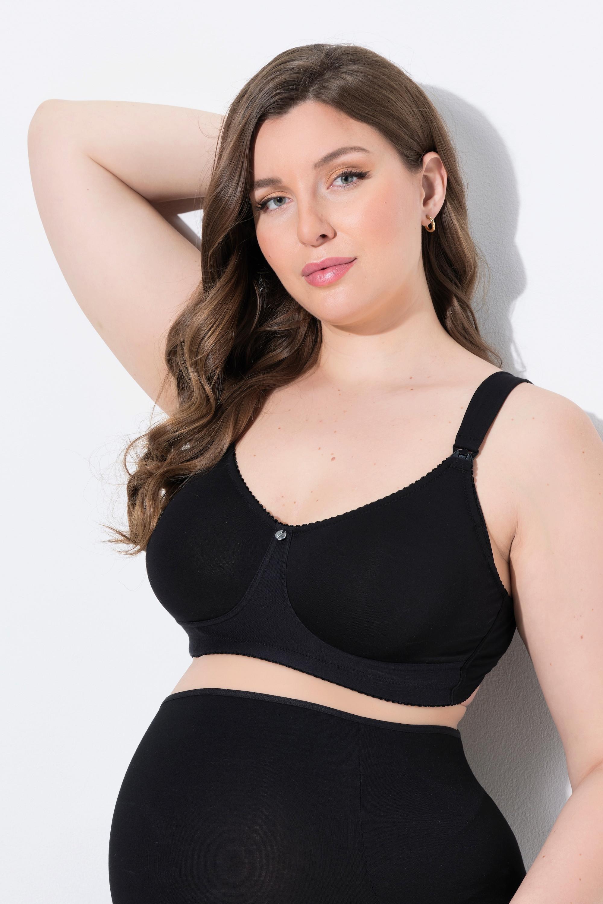 Ulla Popken Bellieva Still-BH Gemoldete Cups Träger-Verschluss vorne  