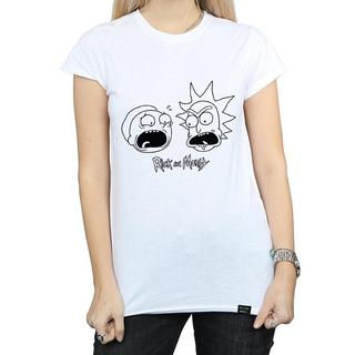 Rick And Morty Rick and Morty Screaming Faces T-Shirt  
