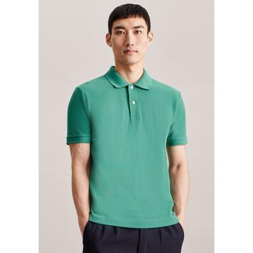 Polo-Shirt Slim Fit Kurzarm Uni