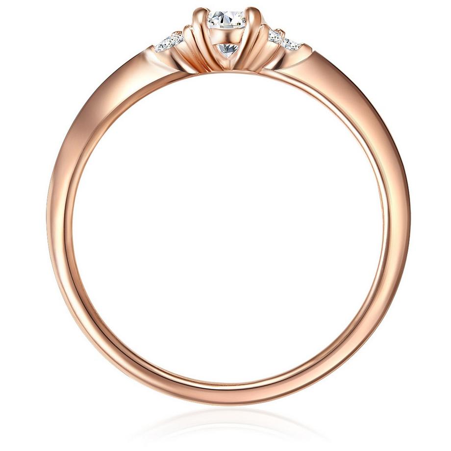 Rafaela Donata  Ring Sterling Silber roségold Zirkonia weiß 