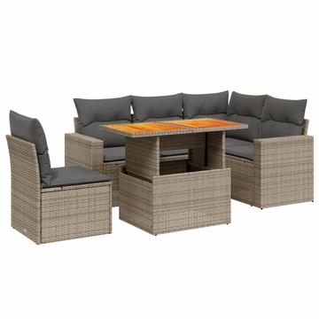 Garten sofagarnitur poly-rattan