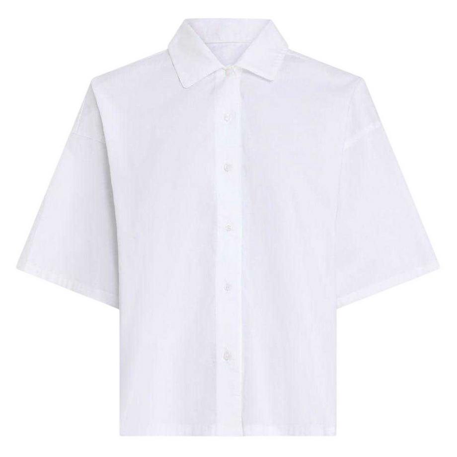 Chemise Manches Larges Motiftyle Uni