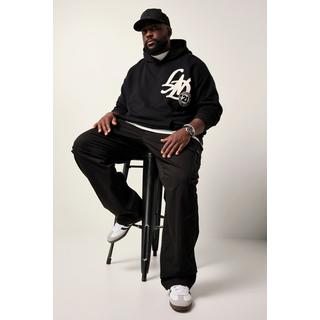 Sthuge Sweat-shirt à capuche Oversize avec imprimés  