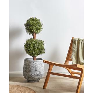 Beliani Kunstpflanze aus Kunststoff Klassisch BUXUS BALL TREE  