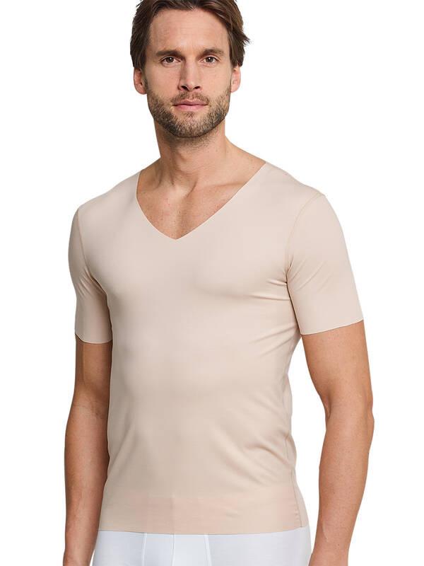Schiesser V-Neck Laser Cut T-Shirt  