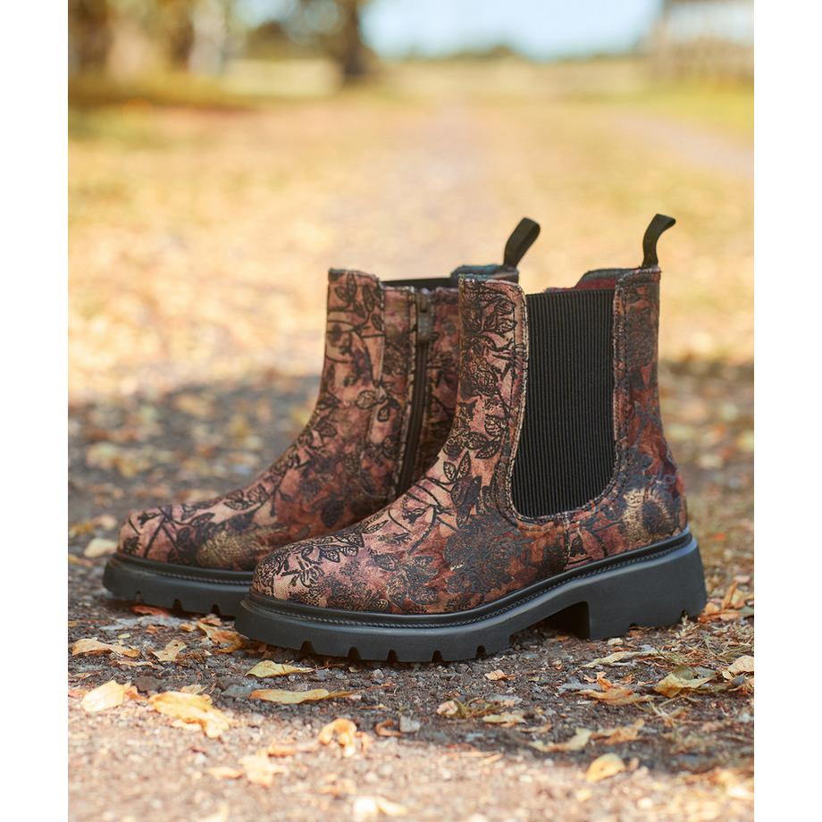 Joe Browns  Bottines Chelsea fleuries d’automne 