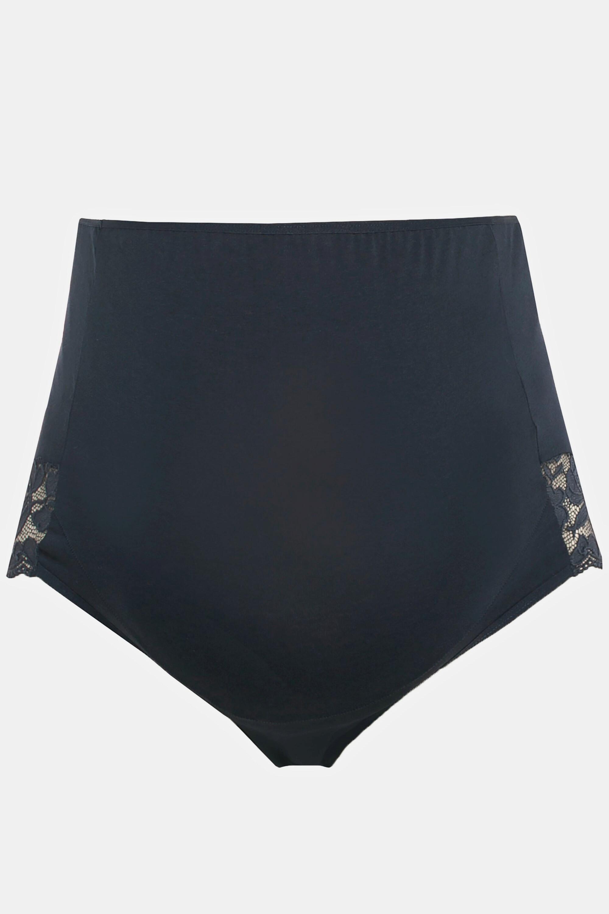 Ulla Popken Bellieva Slip Vita Alta Inserto Sopra La Pancia Cotone Biologico  