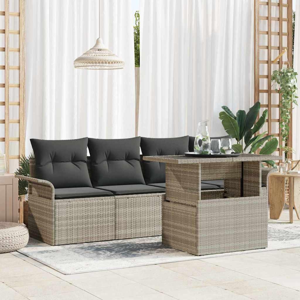 VidaXL Gartensofa-set poly-rattan  