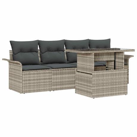 VidaXL Gartensofa-set poly-rattan  