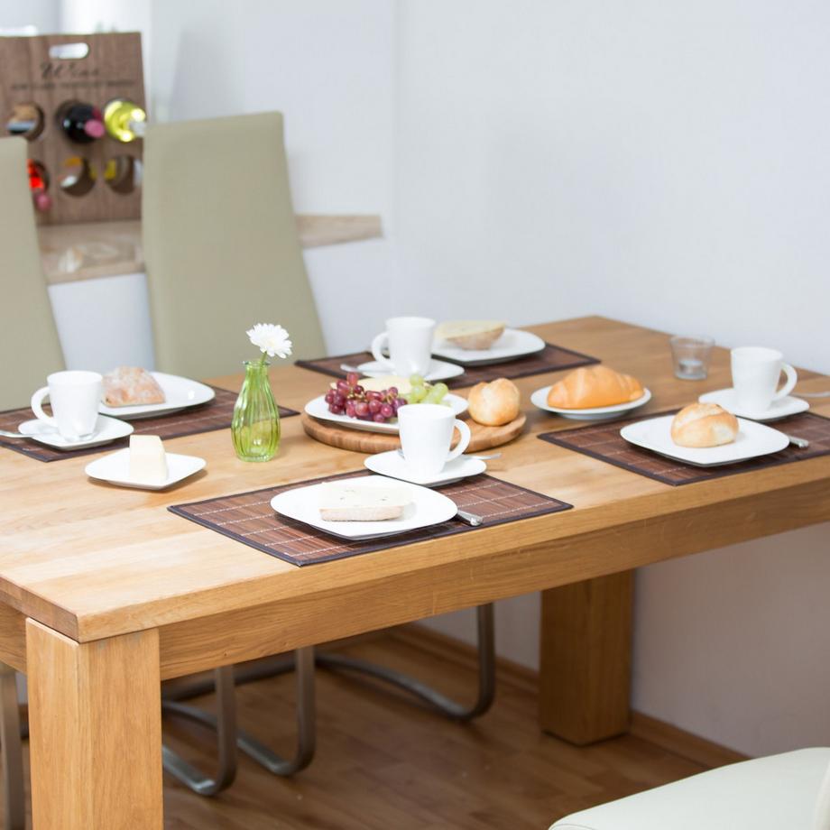 Northio  Lot de 4 sets de table en bambou 