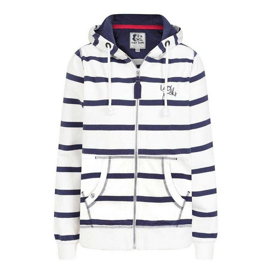 Veste à capuche motiftyle rayé