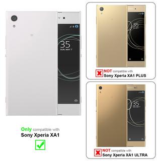 Cadorabo  Housse compatible avec Sony Xperia XA1 - Coque de protection avec fermeture magnétique, fonction de support et compartiment pour carte 