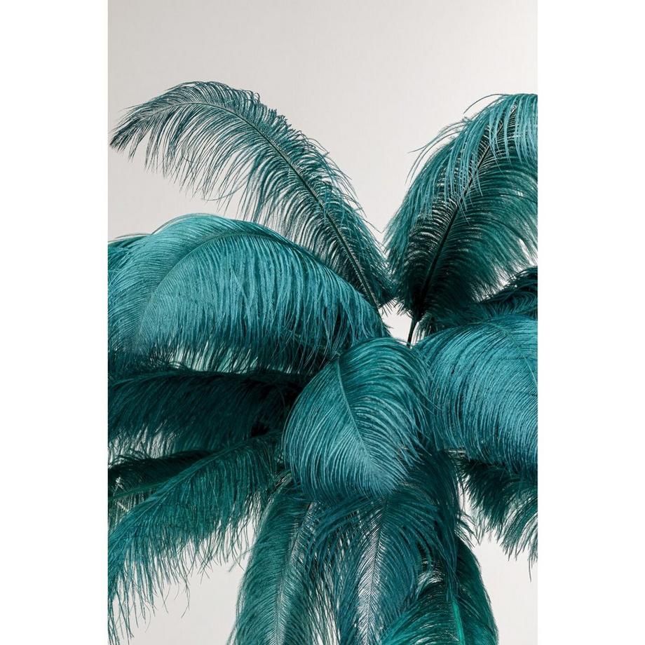 KARE Design Lampada da terra Feather Palm green 165  