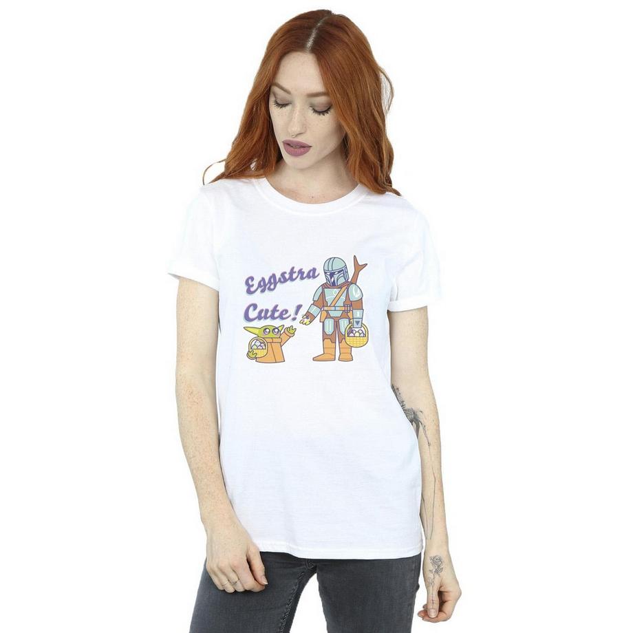 STAR WARS  The Mandalorian Eggstra Cute Maglietta Ampia Grogu 