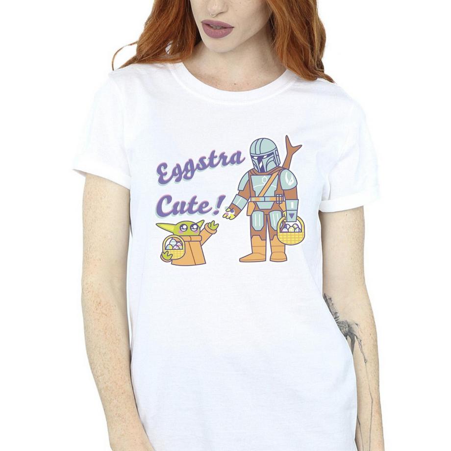 STAR WARS  The Mandalorian Eggstra Cute Maglietta Ampia Grogu 