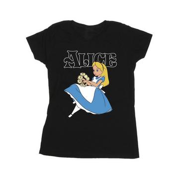 Alice In Wonderland Flowers TShirt