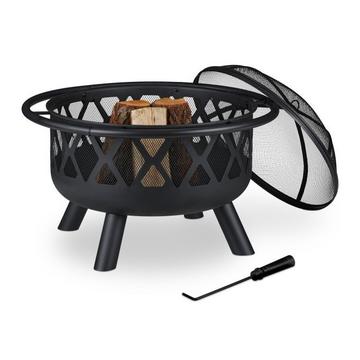 Brasero avec protection contre les étincelles