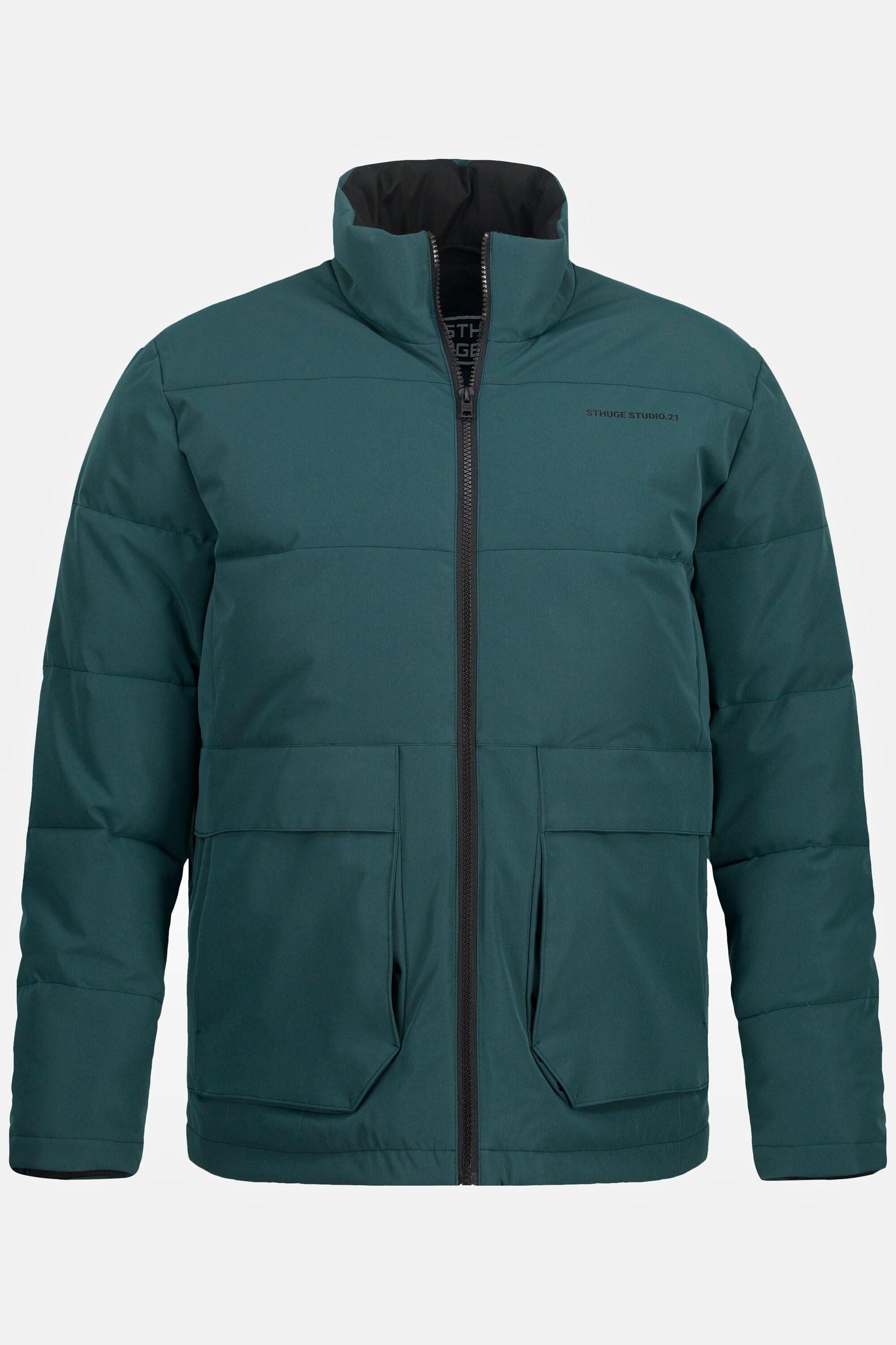 Sthuge  Steppjacke, Outdoor, Stehkragen, Zipper 