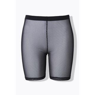 Ulla Popken  Pantaloncini in mesh con pallini 