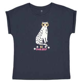 La Redoute Collections  T-Shirt mit glitzerndem Jaguar-Print 